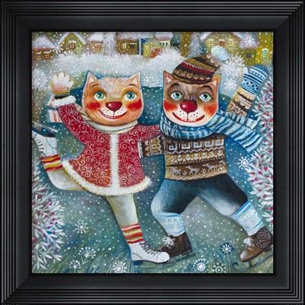 Framed Winter A Print