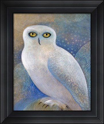 Framed Snowy Owl 1 Print