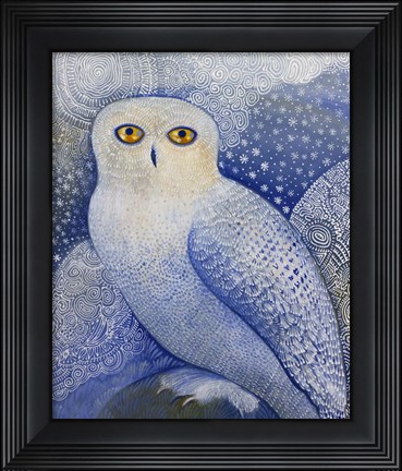 Framed Snowy Owl Print