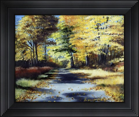 Framed Fall&#39;s Path Print