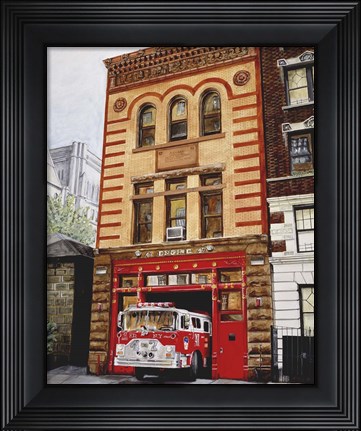 Framed Fdny Engine 47 Print