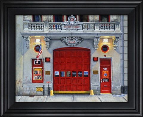 Framed Fdny Engine 65 Print
