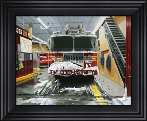 Framed Harlem Hilton Ladder 28 Print