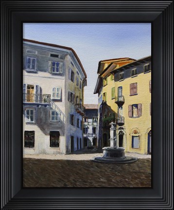 Framed Italy Street Print