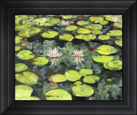 Framed Lilly Pond Print