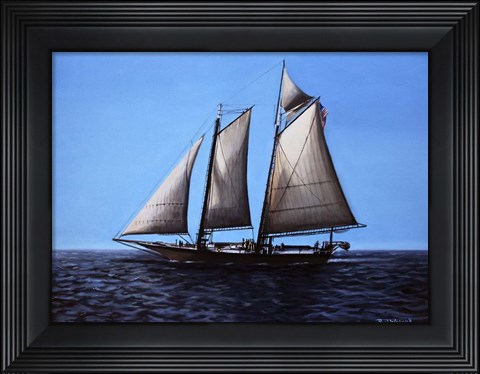 Framed Sailing Print
