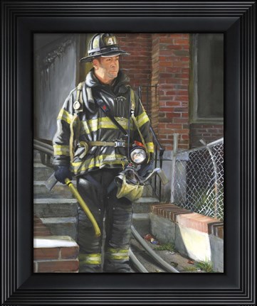 Framed FDNY 41 Print