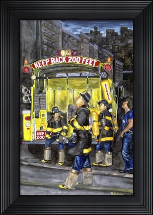 Framed Standing Fast Print