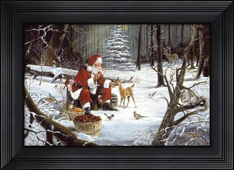 Framed Christmas Party Print