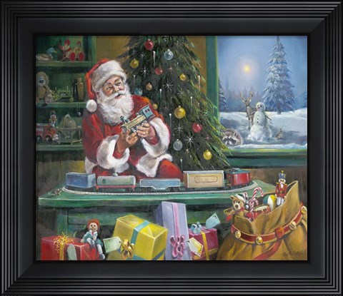 Framed Christmas Is Coming Print