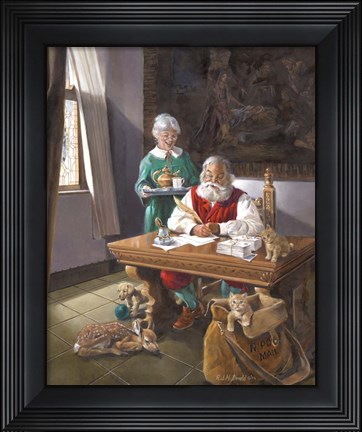 Framed Christmas Mail Print