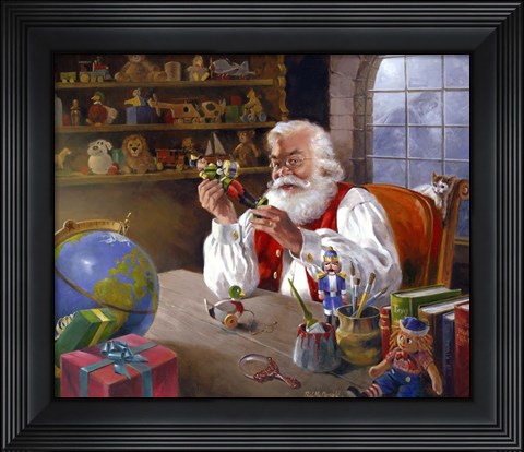 Framed Santas Approval Print