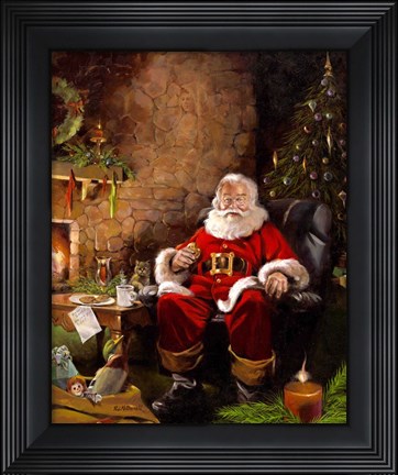 Framed Santas Treats Print