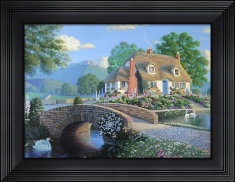 Framed Country Bridge Print