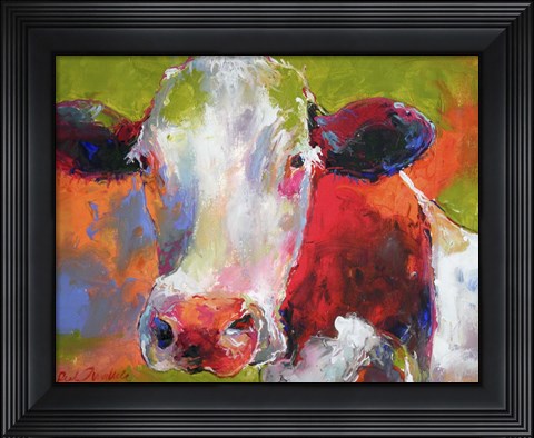 Framed Cow Print