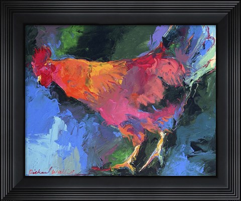 Framed Chicken Print