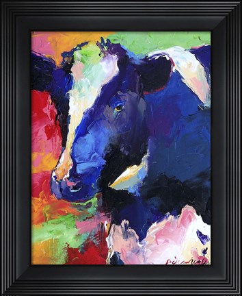 Framed Cow 1 Print