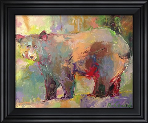 Framed Bear Print