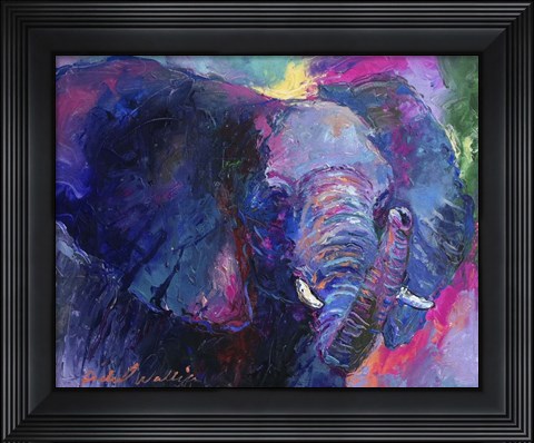 Framed Elephant 4 Print