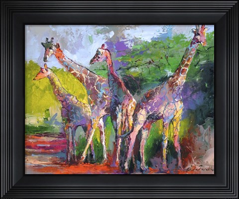 Framed Giraffed Print