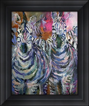 Framed Zebra Print