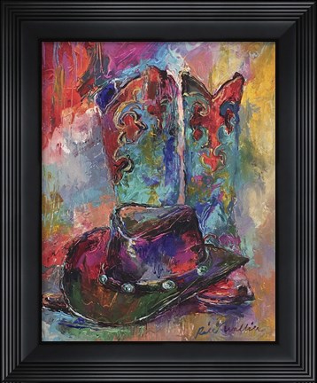 Framed Boots Print