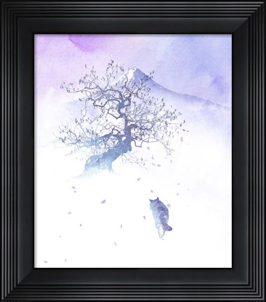 Framed Long Way To Fuji Print