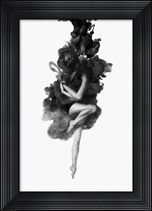 Framed Born Of The Universe Print