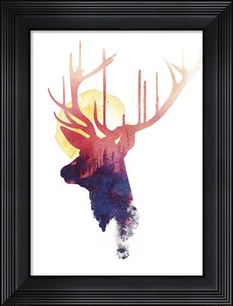 Framed Sun Goes Down Print