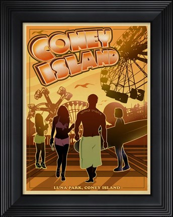 Framed Coney Island Print
