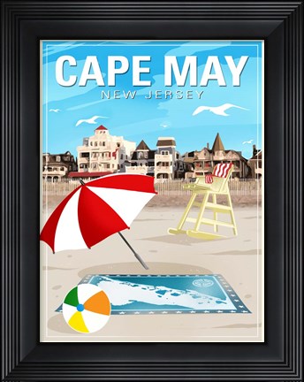 Framed Cape May Print