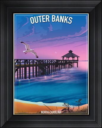 Framed Outer Banks Print