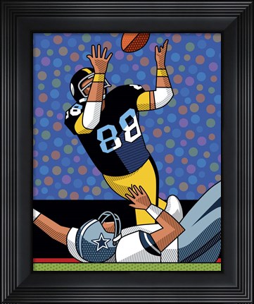 Framed Lynn Swann Super Bowl Catch Print