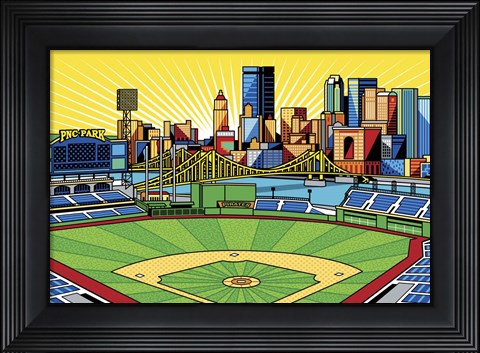 Framed PNC Park Pittsburgh Print