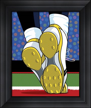 Framed Santonio Holmes Super Bowl Catch Print