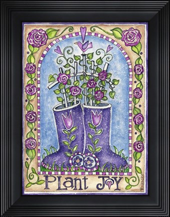 Framed Plant Joy Print