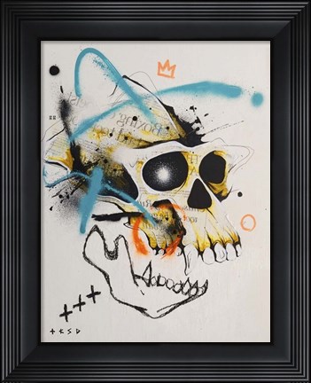 Framed Skull 2 Print