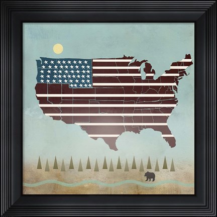 Framed See the World Print