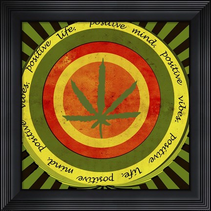Framed Positive Mind Print