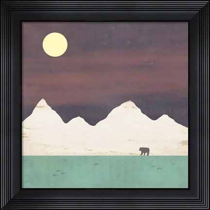 Framed Fishing Print