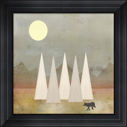 Framed In the Moonlight Print