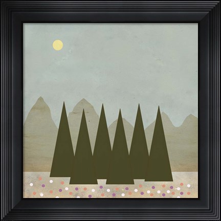 Framed Wild Flowers Print