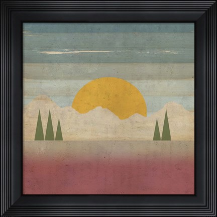 Framed Day In The Forest Print