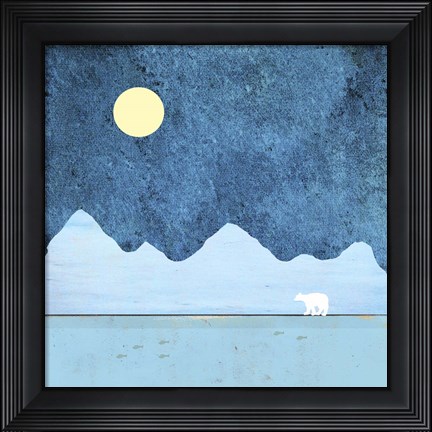 Framed Fishing At The Pole Print