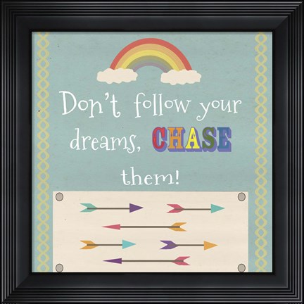 Framed Don&#39;t Follow Your Dreams 2 Print