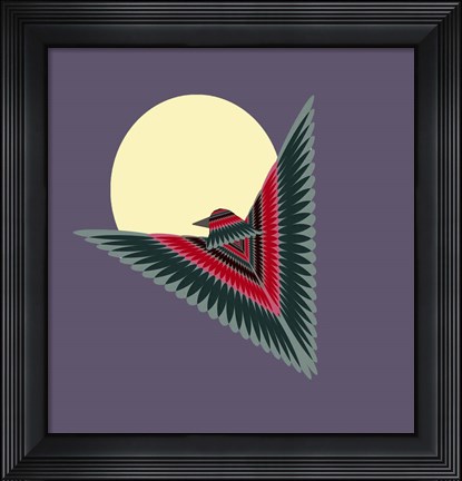 Framed Falcon Print