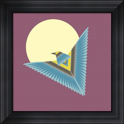 Framed Hawk Print