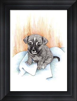 Framed Little Annie Print
