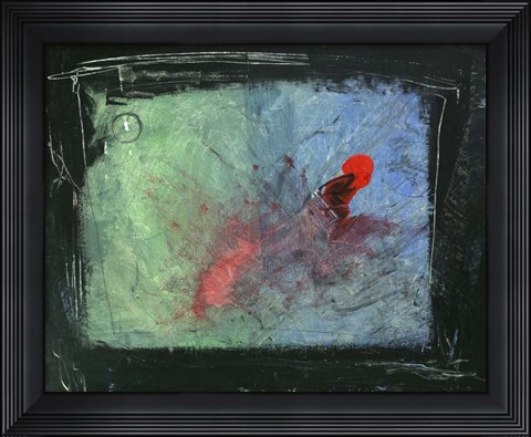 Framed Misdirection On Evening News Print