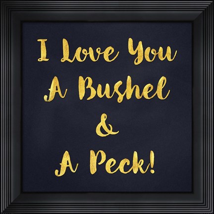 Framed Bushel-Peck Print